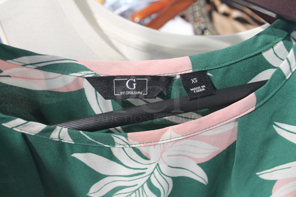 ALL ONE MONEY! Lot of Various Designer Clothes Including Dress and Jackets on Metal Clothing Rack! - Image 8 of 12