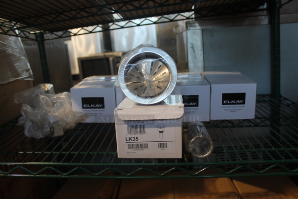 ALL ONE MONEY! Tier Lot of 9 BRAND NEW! Elkay LK35 Sink Drains - Image 7 of 12