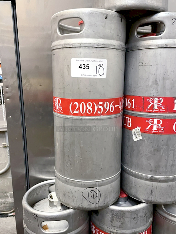 ?1/6 Barrel Sanke Kegs?
1/6 barrel (20 Ltr) = 5.2 gallons = 41 pints = 55 12oz bottles (Sixtel)
10x Your Bid - Image 2 of 2