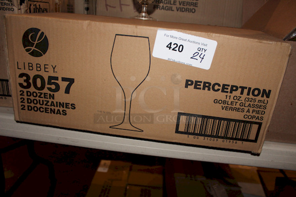 FRESH IN DA BOX! (24) Libbey 3057 Perception 11 oz. Wine Glass. 
24x Your Bid - Image 2 of 2