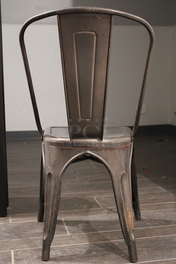 FDW Restaurant Dining Chairs, Indoor/Outdoor, Metal, 18 Inch Seat Height. 4x Your Bid - Image 4 of 5