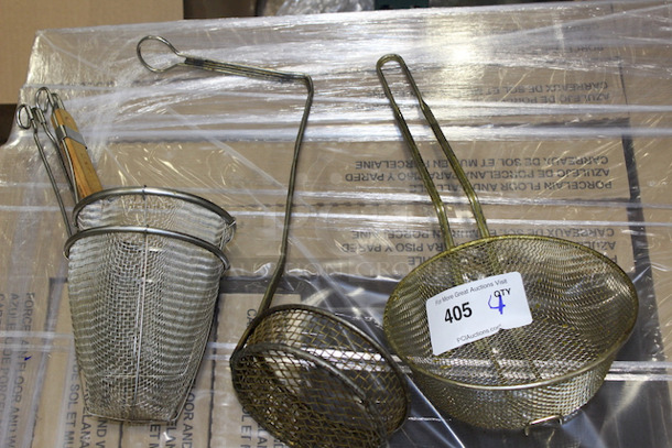 ALL FOR ONE! 4 Round Fry Baskets - Image 2 of 3