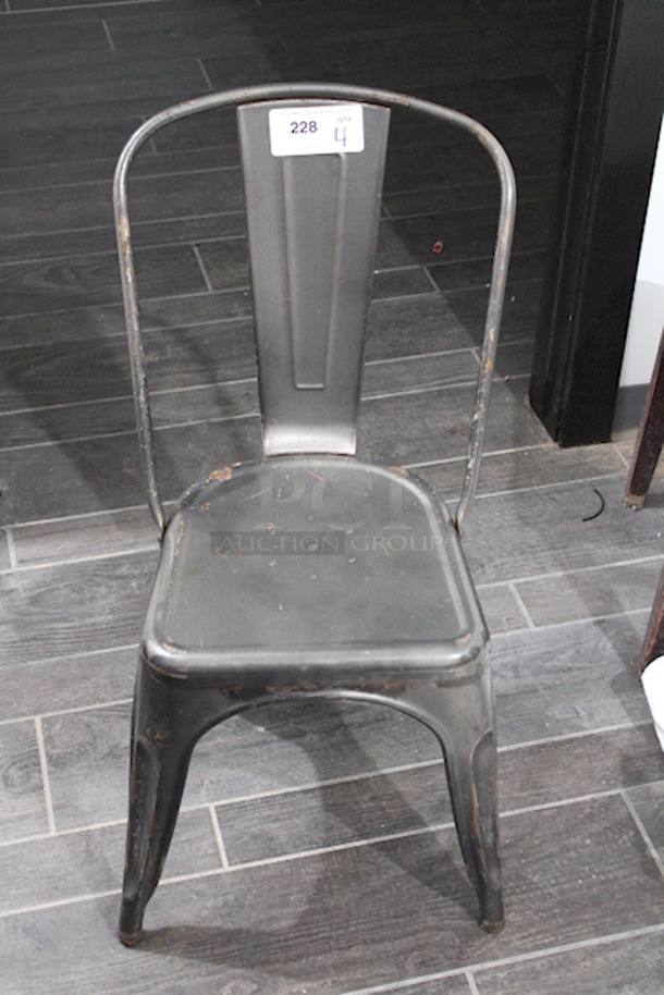 FDW Restaurant Dining Chairs, Indoor/Outdoor, Metal, 18 Inch Seat Height. 4x Your Bid - Image 2 of 7