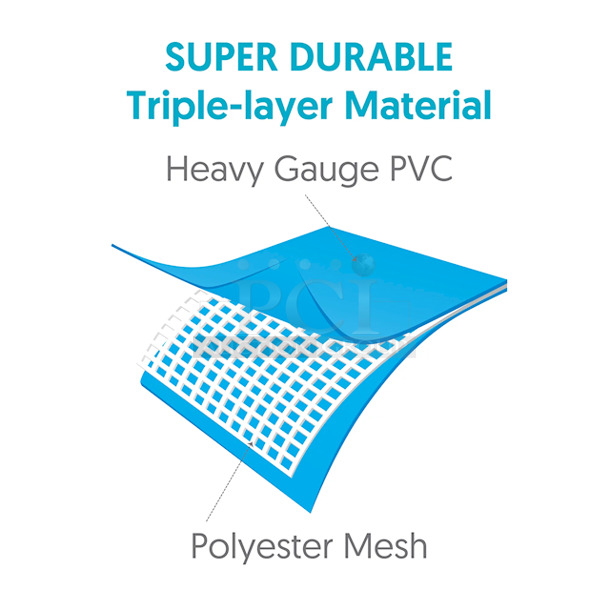 INFLATABLE!! Summer Waves® 10ft Quick Set® Ring Pool with 600 GPH Filter Pump. Includes filter pump and cartridge with built-in chlorinator. 
10ft x 30in - Image 4 of 8