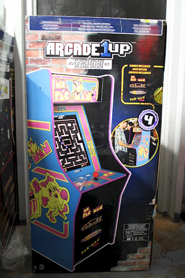 CLASSIC!! Arcade1Up Ms. Pac-Man Arcade Machine, 17