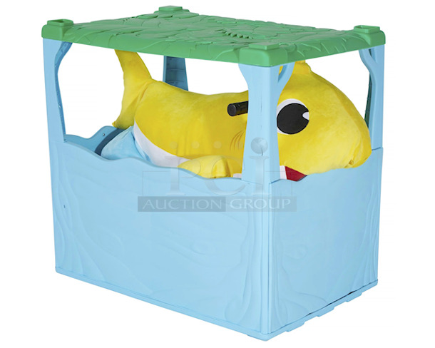 Baby Shark 6 Volt Plush Ride-On by Dynacraft. Plays Baby Shark theme song - Image 2 of 10