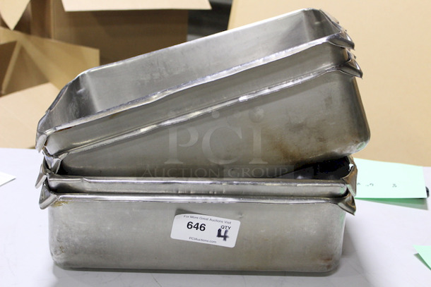 Vollrath Full Size Pans, 6" Deep, Stainless Steel. 4x Your Bid - Image 1 of 4