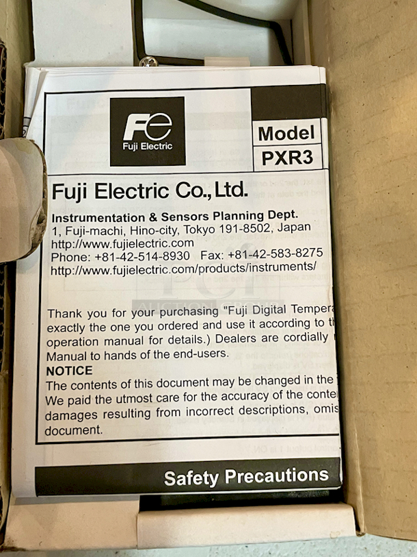 Miscellaneous Lot – NEW/NEVER USED Fjui PXR3 Digital Temperature Controller, Barbary Taster Glasses, Plastic Ups, 3qt Bin, Condiment and Menu Holder, Misc. Office Supplies, Large Ladle - Image 3 of 8