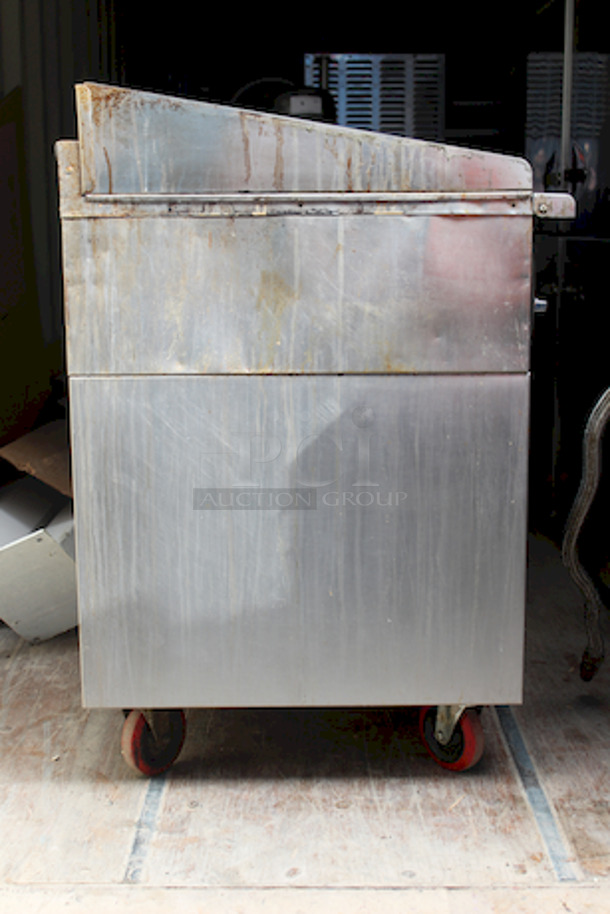 NEW! Montague Legend UF-36R Heavy-Duty Gas Underfired Broiler – Radiant Style Range With Cabinet Base On Commercial Casters - Image 8 of 8