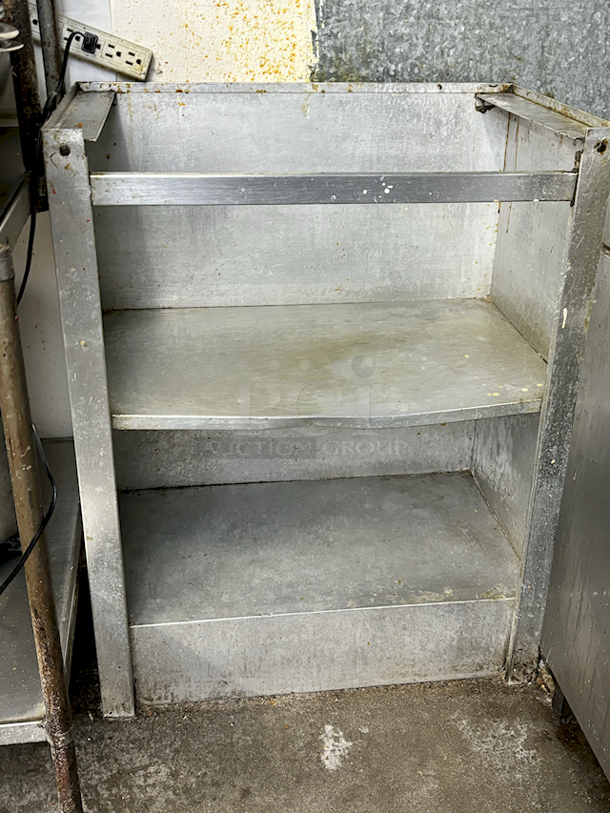 Metal Storage and Equipment Cabinet With Sheet Pan Top.  - Image 2 of 3