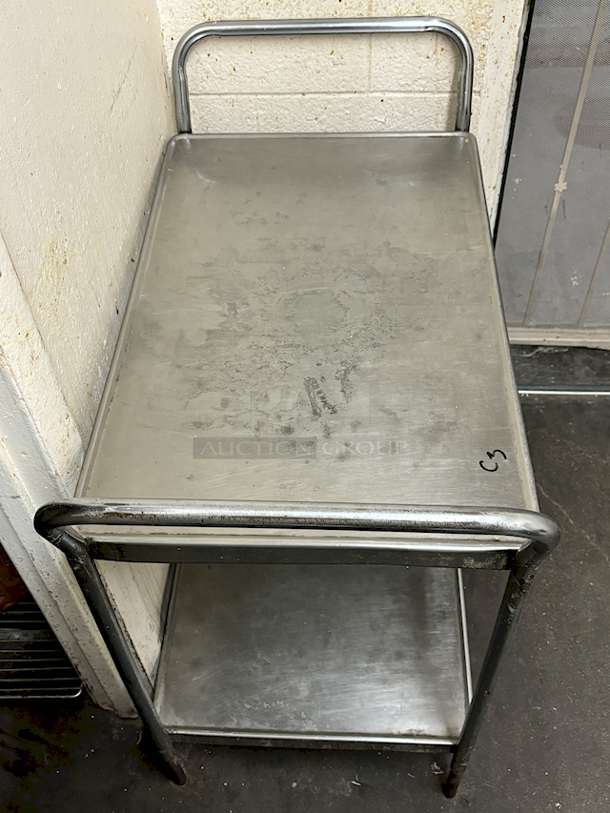 Stainless Steel Equipment Stand/Work Table With Handles and Under-Shelf - Image 3 of 5