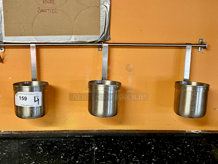 Hanging Cutlery Drying Holders With Removable Bottoms Plus Wall Mounted Holder 4x Your Bid