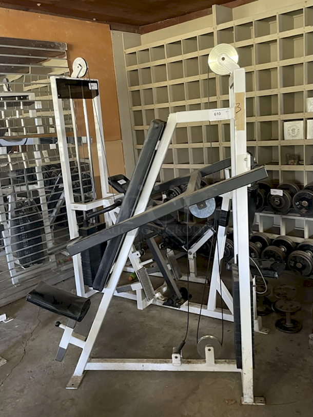 Reflex Fitness Products. Shoulder Press. Machine Has Been Re-Strung - Image 6 of 7