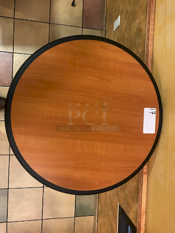 BEAUTIFUL! Bar Height 24" Round Dur-A-Edge® Table Top With 22" x 22" X Series Table Base.

24" x 42" - Image 3 of 4
