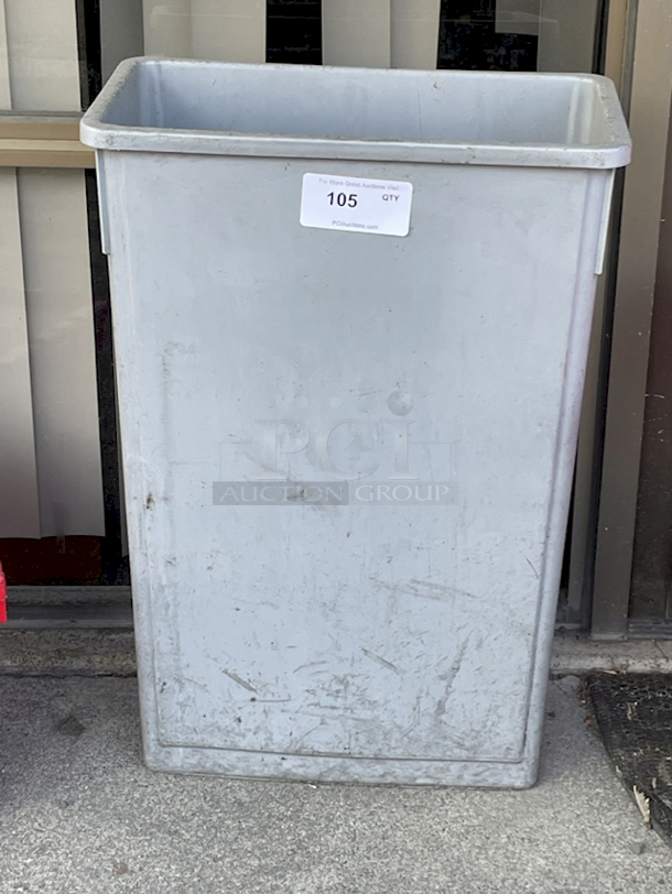 Winco Rubber Trash Receptacle  - Image 1 of 2