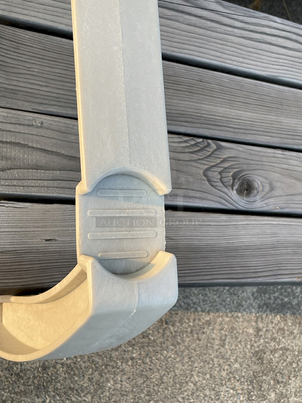 WEATHER PROOF!! 2x4basics 90134ONLMI Hopkins 6ft Bench, Solid Wood Frame & Seating With Eucalyptus Ends & Integrated Cup Holders In Each Arm Rest. Can Be Easily Modified To Any Size Between 2-6ft. 72x40x33 - Image 5 of 5