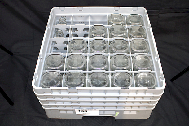 DEAL! 20 Compartment Glass Rack With (4) Extenders and (21) Mil Jugs/Water Serving Bottles.  - Image 4 of 5