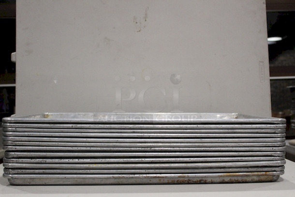 HUGE LOT! Vollrath 9001 Wear-Ever Full Size 16 Gauge 18" x 26" Wire in Rim Aluminum Bun / Sheet Pan
18x25-1/2x1	
14x Your Bid
 - Image 5 of 5