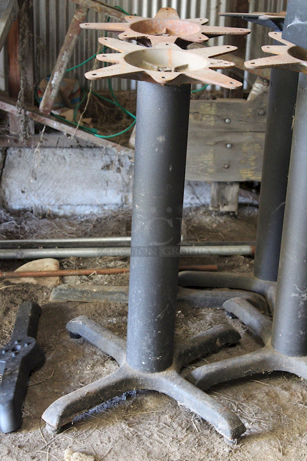 NICE! 13 Metal Table Stands. 13x your Bid - Image 6 of 6
