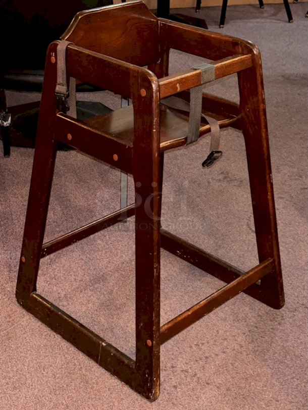 SOLID! Wood Highchair  - Image 2 of 7