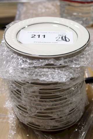 AMAZING! New Sterling China 21 Bread And Butter Dishes, 6-1/4". 20x Your bid