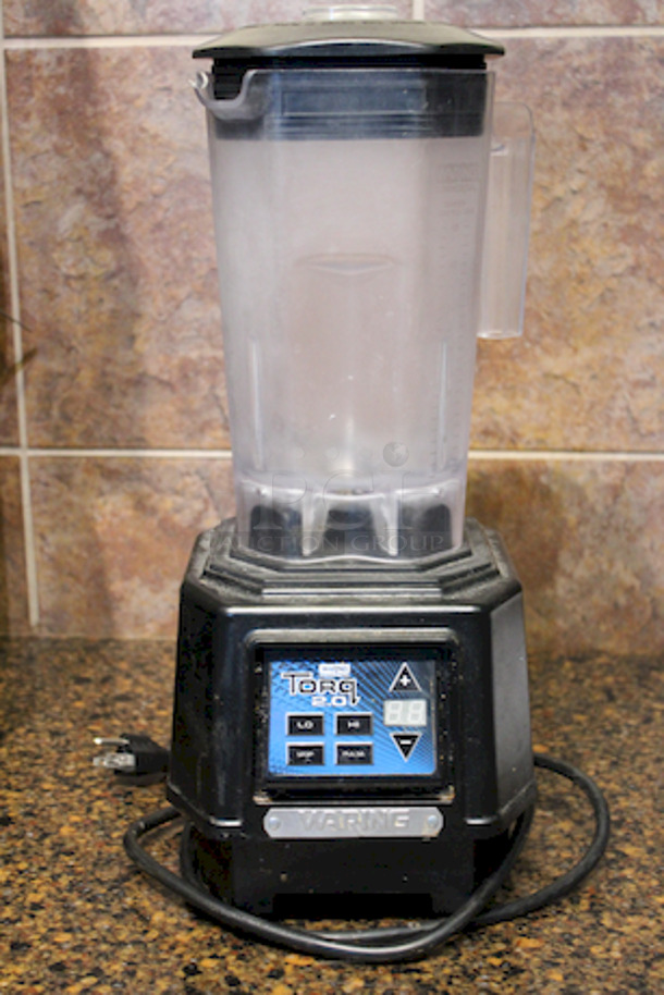 NICE! Waring TBB160S4 2 hp Torq 2.0 Blender with Electronic Touchpad Controls, Countdown Timer. 