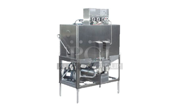 Nice! Used American Dish Service 5AG-S 74 Rack/Hr Double Rack Door Type Low Temp Dishwasher - 115V Tested and Working - Image 11 of 11