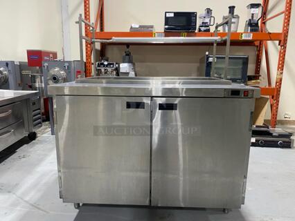 48" SALAD BAR WITH SNEEZE GUARD 