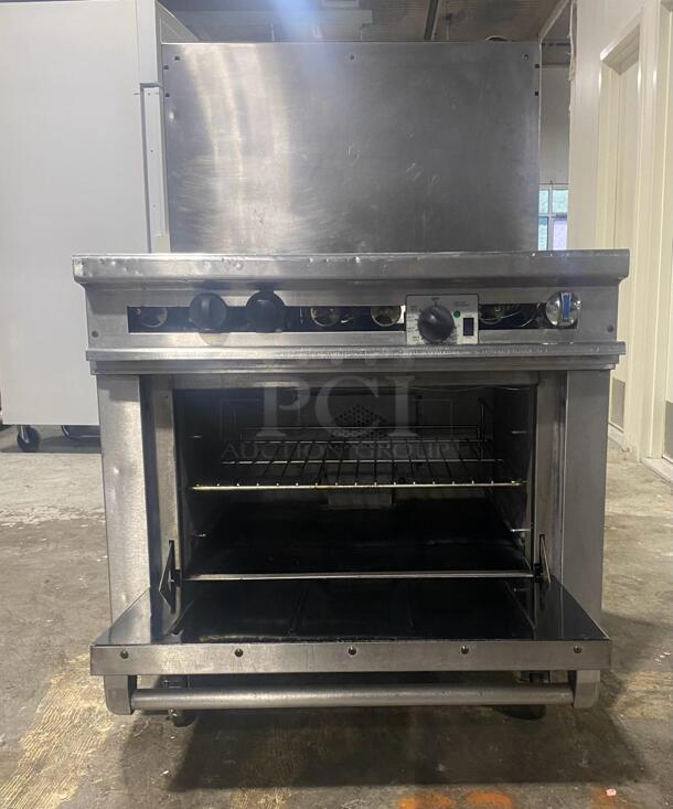 6 burner convection oven