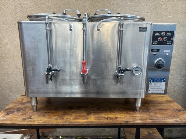 Grindmaster 7443E, Twin 3 Gallon Automatic Coffee Urn, Midline Heat Exchange
 - Image 1 of 4