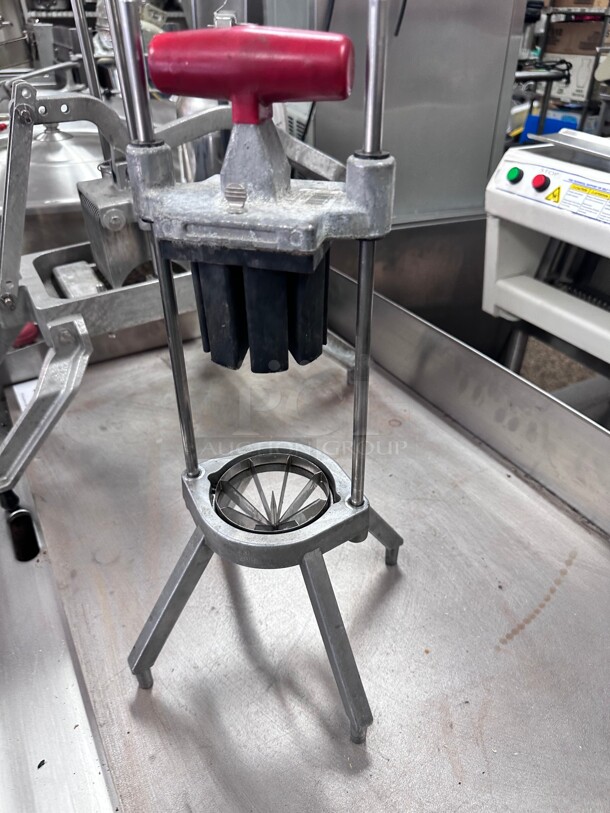 Clean Lincoln Food Product Eight Wedge T-Handle Pusher Block 15053 for Vollrath Redco NSF  - Image 4 of 7