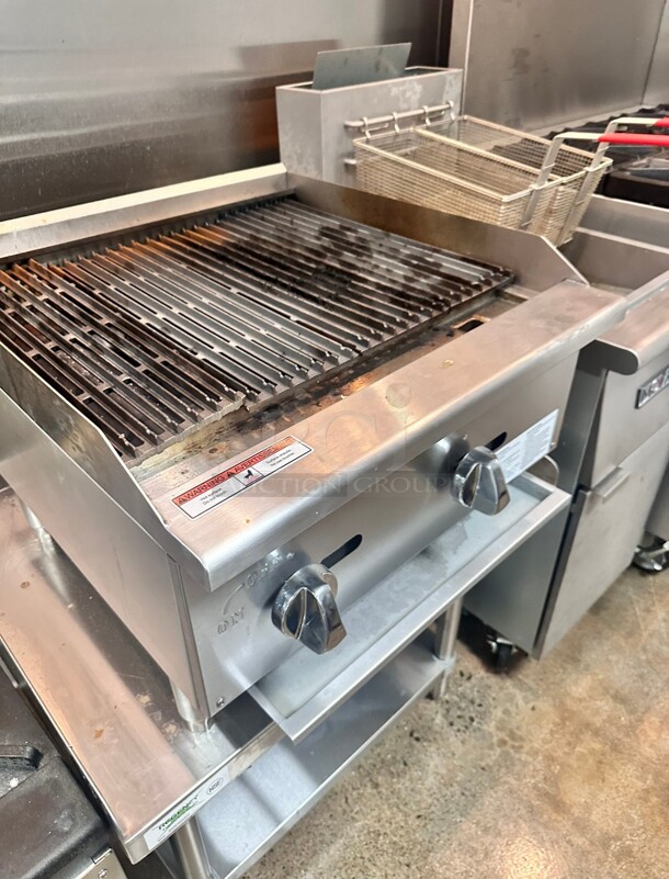 Empura E-ECTC-24/NG 24 inch Countertop Radiant Heat Charbroiler