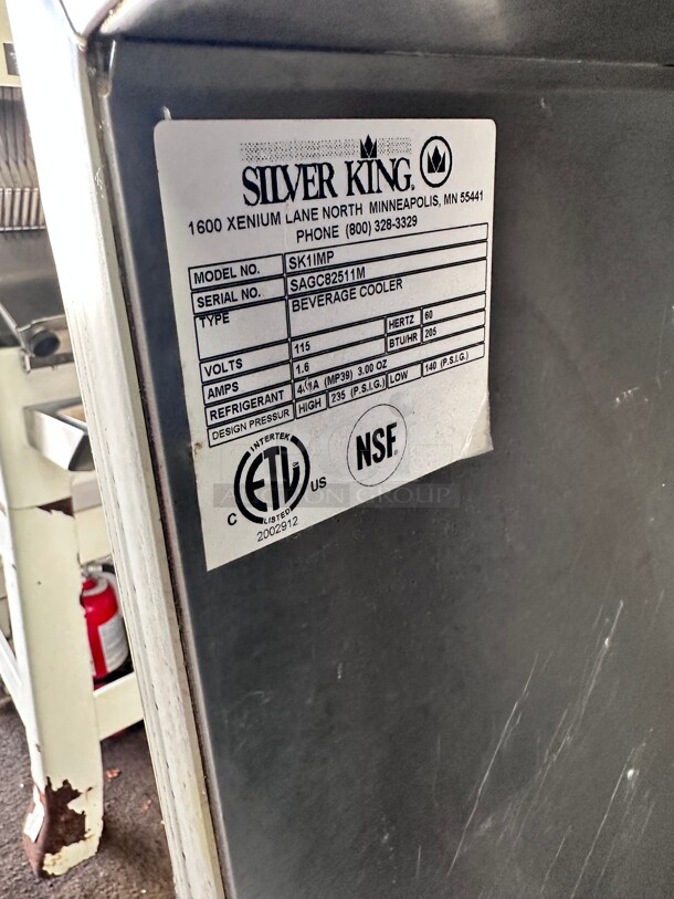 Silver King SK1IMP 6 gal Refrigerated Milk Dispenser w/ (1) Valve - Stainless, 115v Tested and Working - Image 5 of 8
