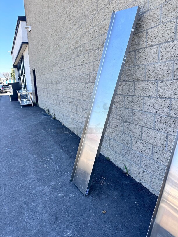 Nice GSW USA WS-W1496 14 x 96 S/s Wall Mount Shelf w/Mounting Brackets - Image 3 of 6
