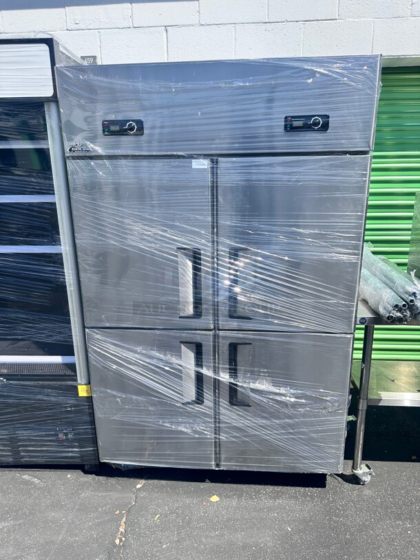 One Year Old Cooler Depot SCL-820 Four Door Commercial Freezer 220 Volt  - Image 3 of 7