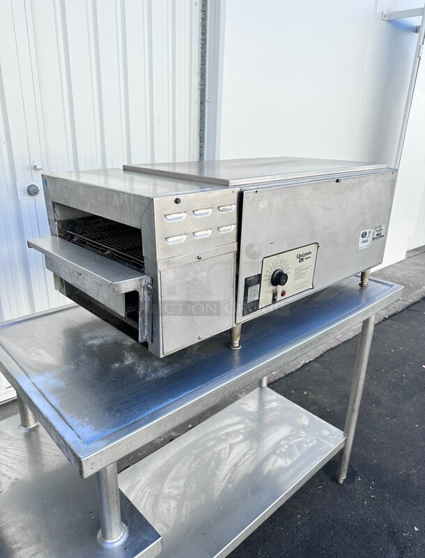 Star MM14 Holman 14 inch W Belt High Volume Conveyor Toaster 1000 Slices/Hr 220 Volt  - Image 7 of 8