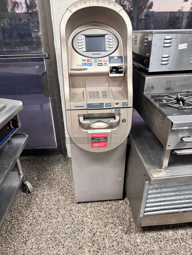 Clean Hyosung ATM Mini Bank 1500 No Key No Processing Fees  - Image 6 of 9