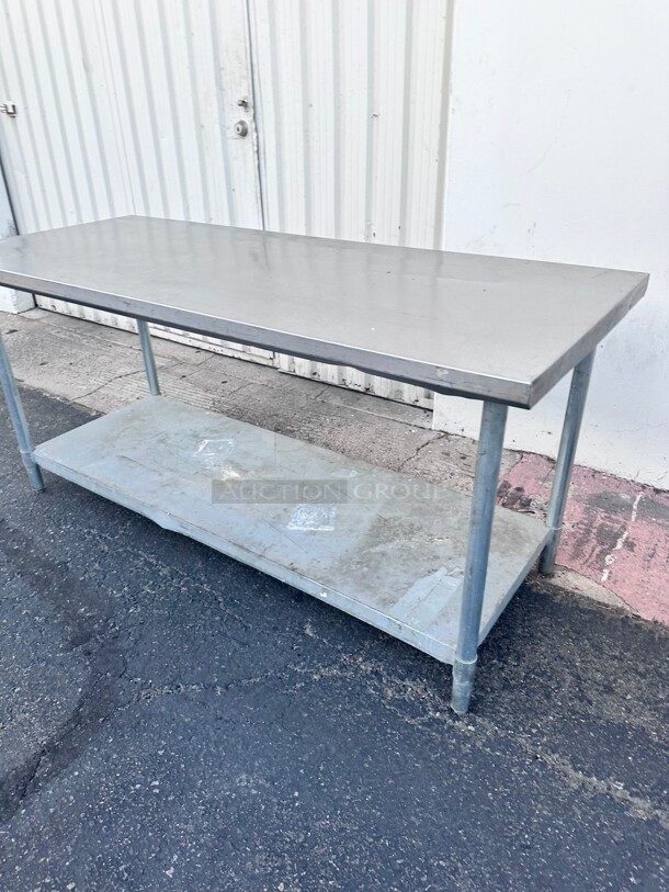 Commercial 60 inch Stainless Steel Work Table With Under Shelve NSF - Image 3 of 7