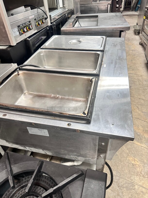 Serve Well EST-3WS Three Pan Sealed Well Electric Steam Table 120V, 1500W Tested and Working - Image 8 of 8