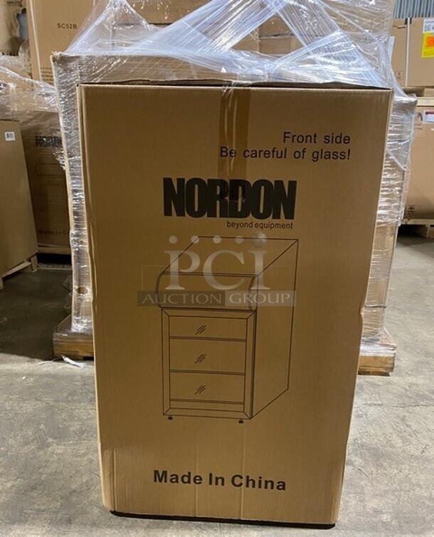 Brand New In Box! Nordon Countertop Glass Door Merchandiser! MODEL SC52B SN: 05223071180100078 120V - Image 1 of 11