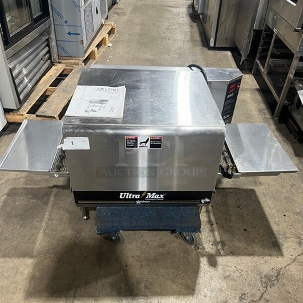 Like New Late Model! 2021 Star Ultra Max Electric Conveyor Oven! With Digital Controls! Working When Removed! MODEL UM1850A 208V 1PH - Item #1113050