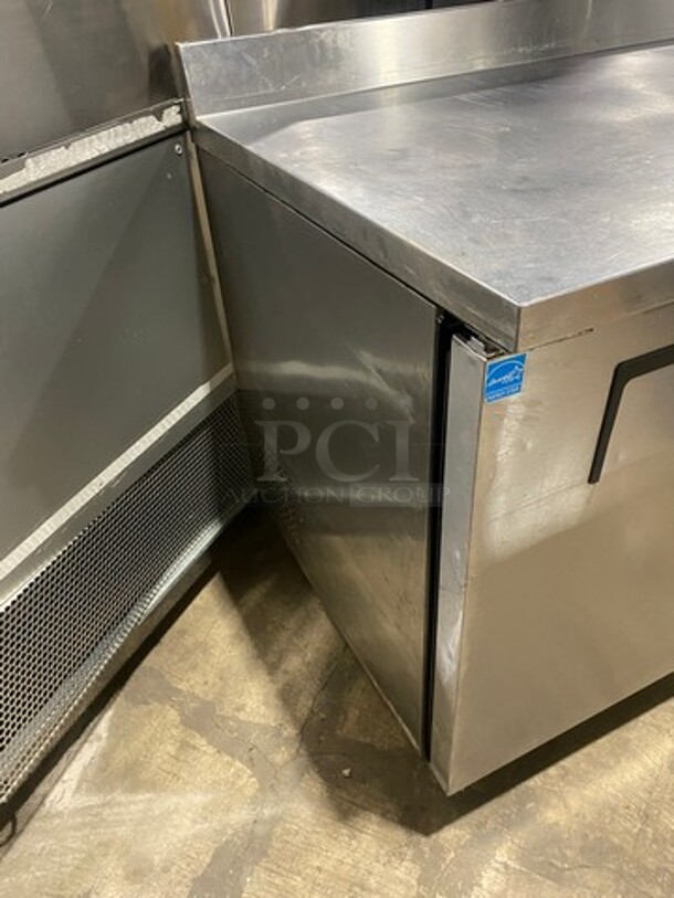 True Commercial 3 Door Refrigerated Lowboy/Worktop Cooler! With Backsplash! All Stainless Steel! On Casters! Model: TWT72 SN: 8048958 115V 60HZ 1 Phase - Image 2 of 9