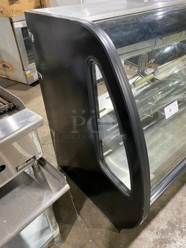 2012 Torrey Commercial Refrigerated Deli/Bakery Display Case Merchandiser! With Curved Front Glass! With Rear Access Doors! Stainless Steel Body! Model: TEM200NULH SN: C12000682 127V! Working When Removed! - Image 3 of 8