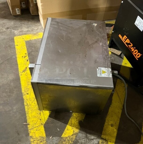 Amana Stainless Steel Commercial Countertop Microwave Oven! Working When Removed! Model RMS10TS  120V 1PH  - Image 3 of 7