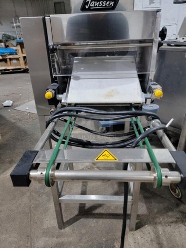 Great! Janssen Commercial Heavy Duty Pastry Forming Machine! Model FF2500 Serial 400Y23UV! On Stand With Legs! - Image 4 of 10