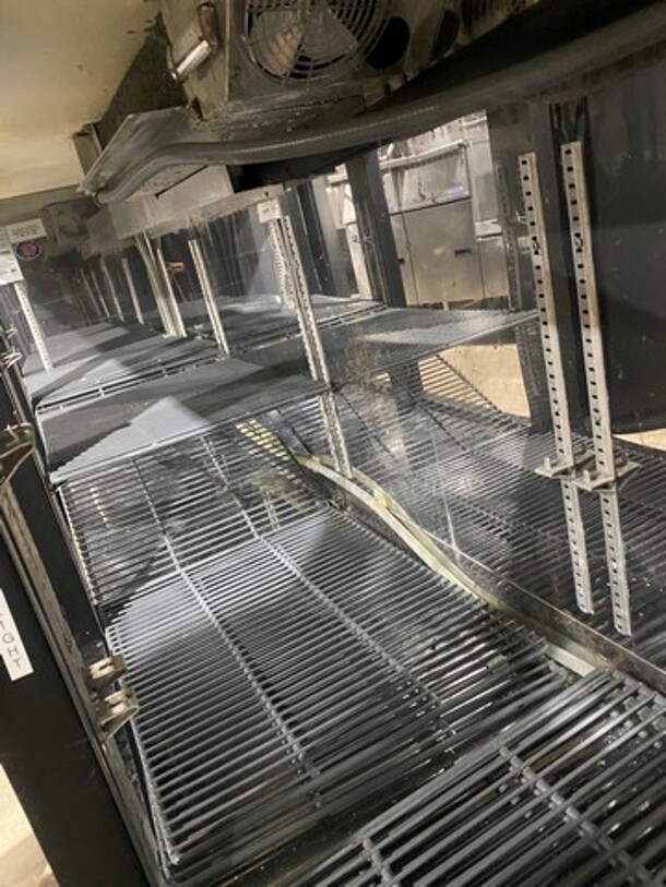 AMAZING! Perlick Commercial 4 Door Bar Back Cooler! With Poly Coated Racks! All Stainless Steel! On Legs! Remote Compressor/No Compressor! Model: BR96 SN: 676683 115V 60HZ 1 Phase - Image 6 of 9