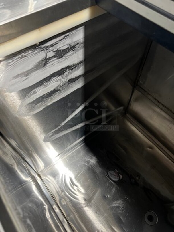 NICE LATE MODEL! Solid Stainless Steel Mobile Ice Cream Cart! On Casters! WORKING WHEN REMOVED! - Image 9 of 10
