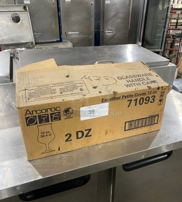 IN THE BOX! Arcoroc Excalibur Petite Cuvee 13 oz! - Image 1 of 5
