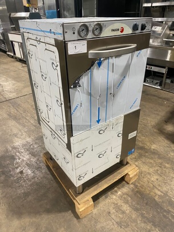 SCRATCH-N-DENT! LATE MODEL! Fagor Commercial Undercounter Dishwasher! All Stainless Steel! Model: FI72W SN: 1102000163 208/220/240V 60HZ 3 Phase - Image 10 of 10