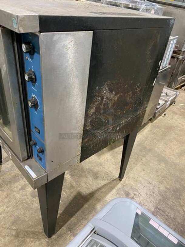 Duke Commercial Electric Powered Convection Oven! With View Through Doors! Metal Oven Racks! All Stainless Steel! On Legs! - Image 2 of 7